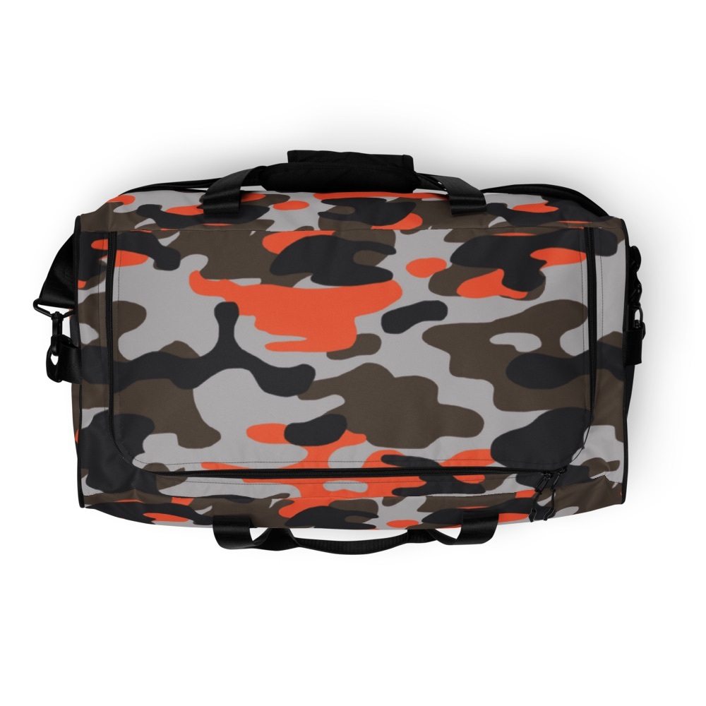 Orange camo duffel bag - Picture 3 of 16